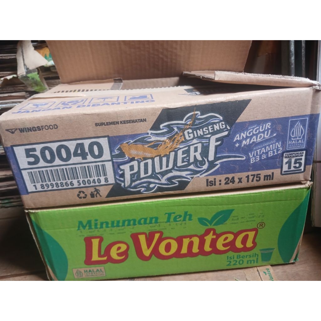 kardus bekas minuman