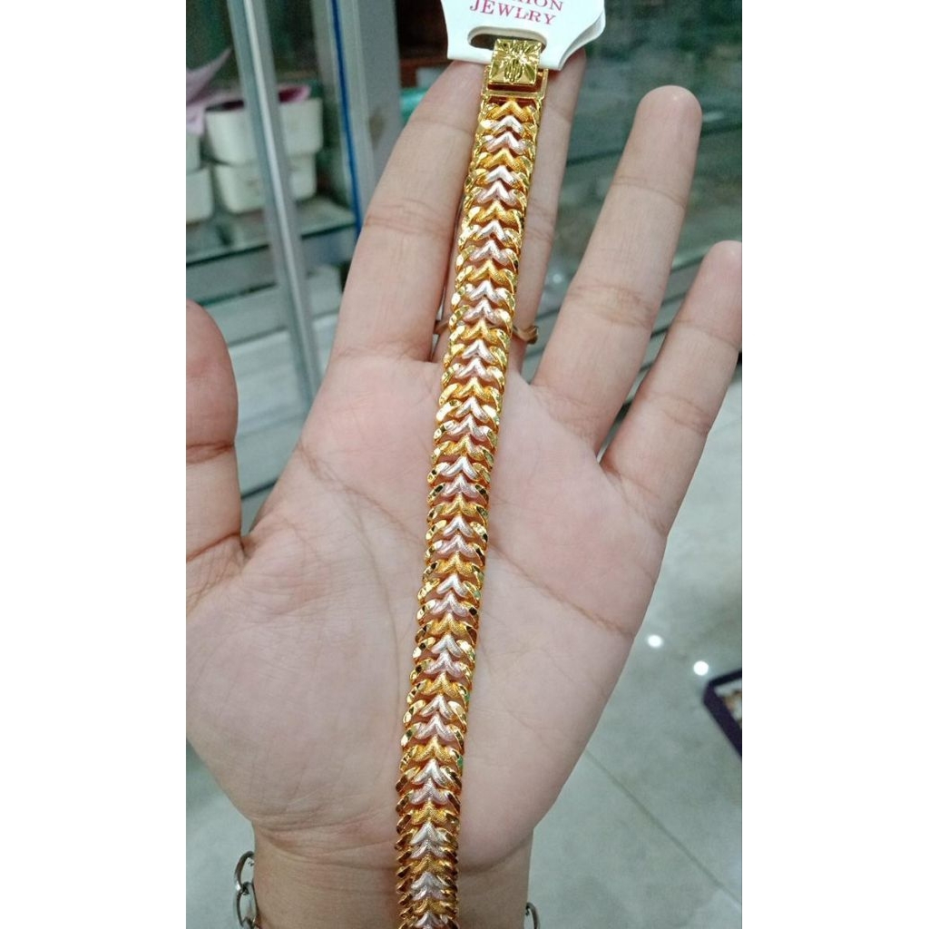 Gelang Rantai Remaja Dewasa Model Terbaru Mirip Emas Asli