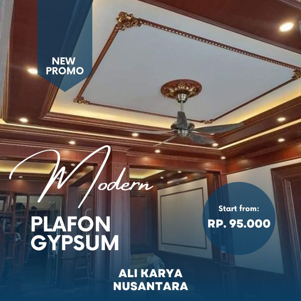 Jasa Pasang Plafon Gypsum Bekasi