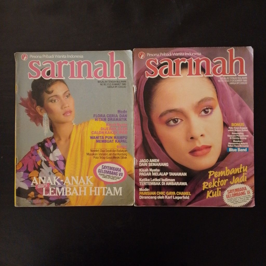 Majalah Sarinah Edisi Th. 1986-1987