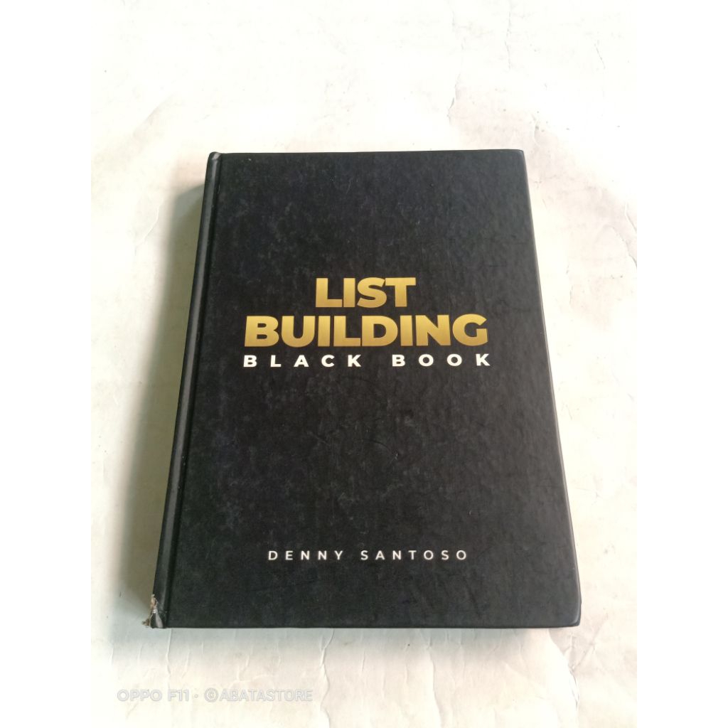 BUKU LIST BUILDING BLACK BOOK DENNY SANTOSO