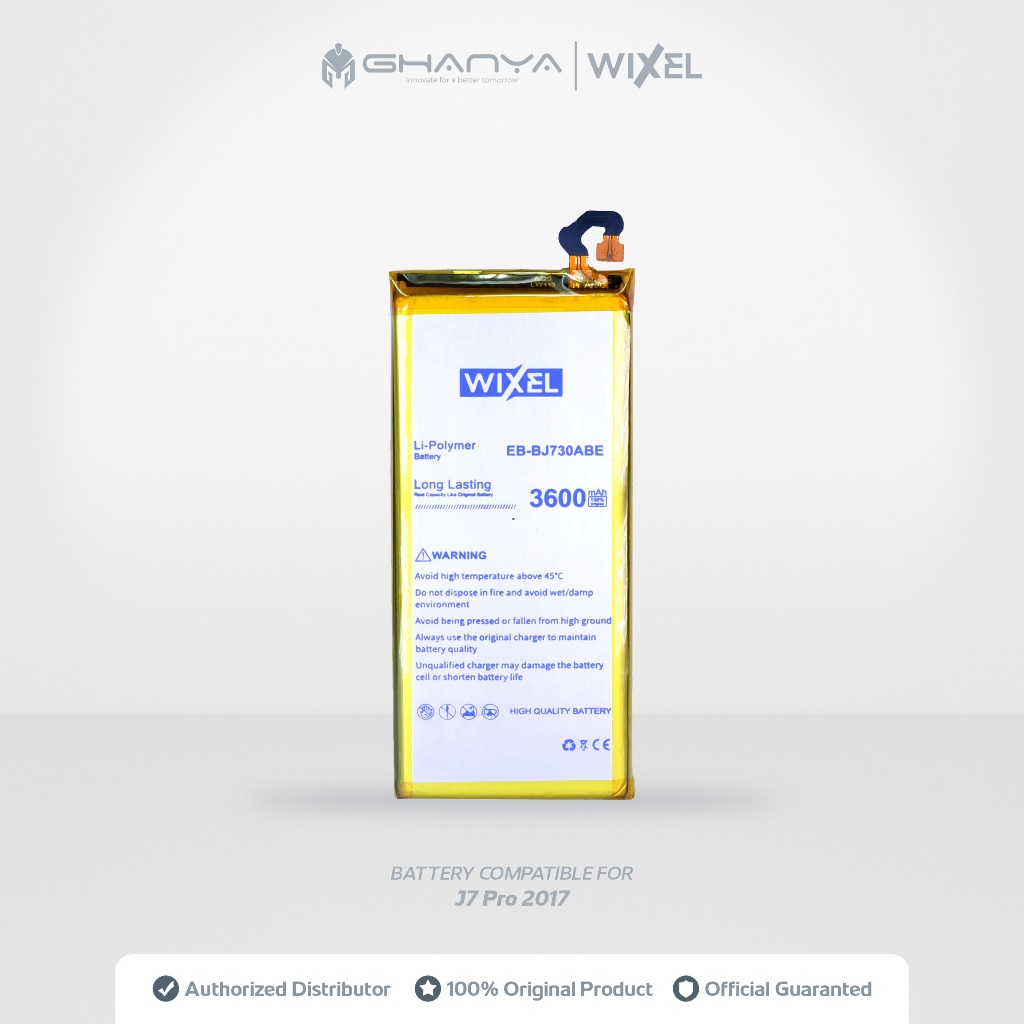 WIXEL Baterai EB-BJ730ABE Samsung Galaxy J7 PRO 2017 J730 Double Power Original Batre Batrai Battery