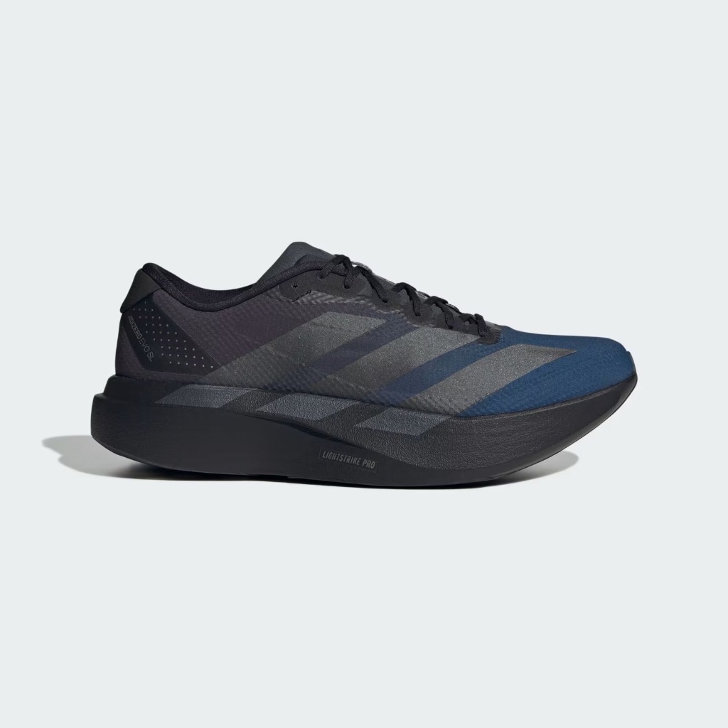 Adidas Adizero Evo SL Black Blue KJ1994 Original Resmi