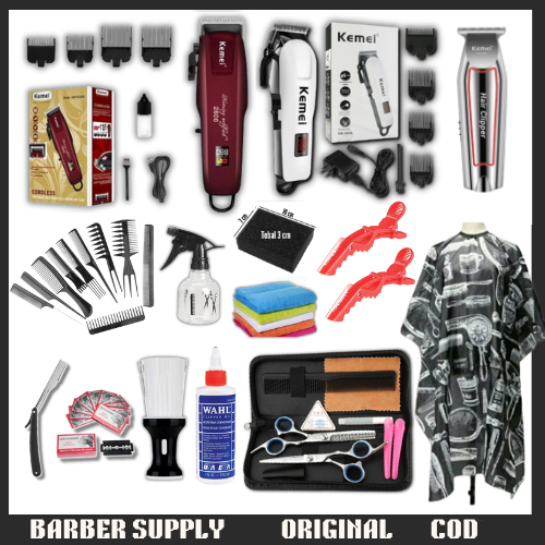 Cod Paket Barbershop Alat Cukur Rambut PAKET ALAT CUKUR LENGKAP || USAHA PANGKAS/BARBERSHOP/SALON