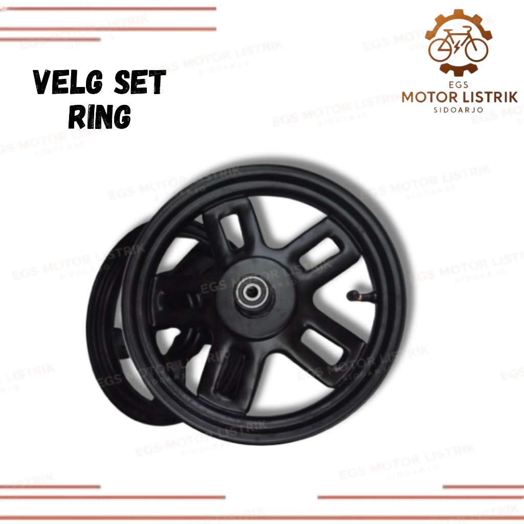 Velg Set Ring Untuk Sepeda Listrik | Velg Depan - Belakang Universal