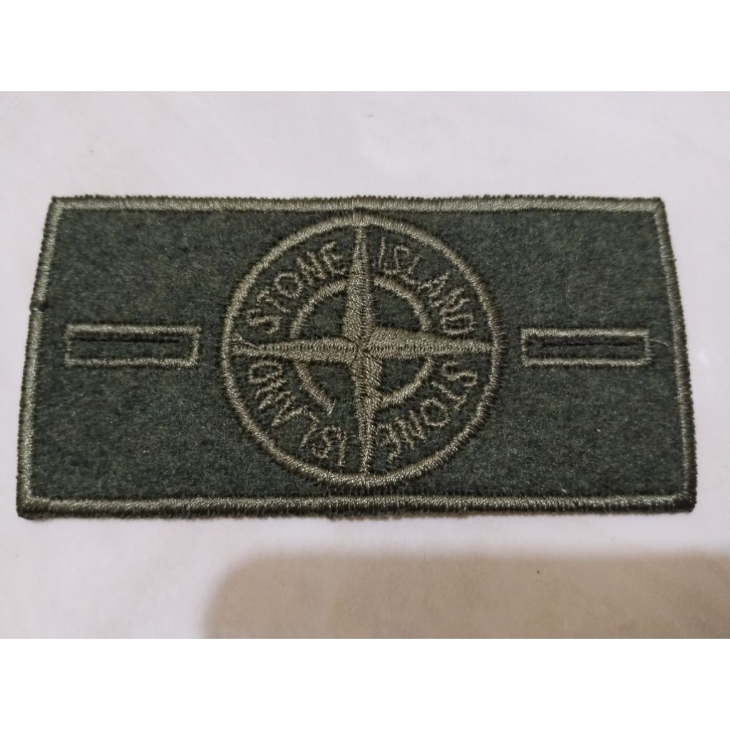Patch Bordir Stone Island Badge Stone Island ghost green 1:1