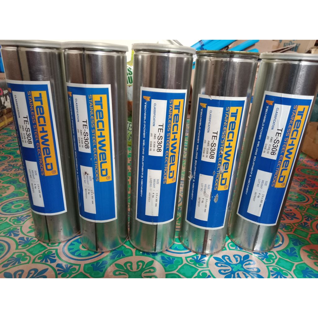 KAWST LAS TECHWELD STAINLESS STEEL ELECTRODES