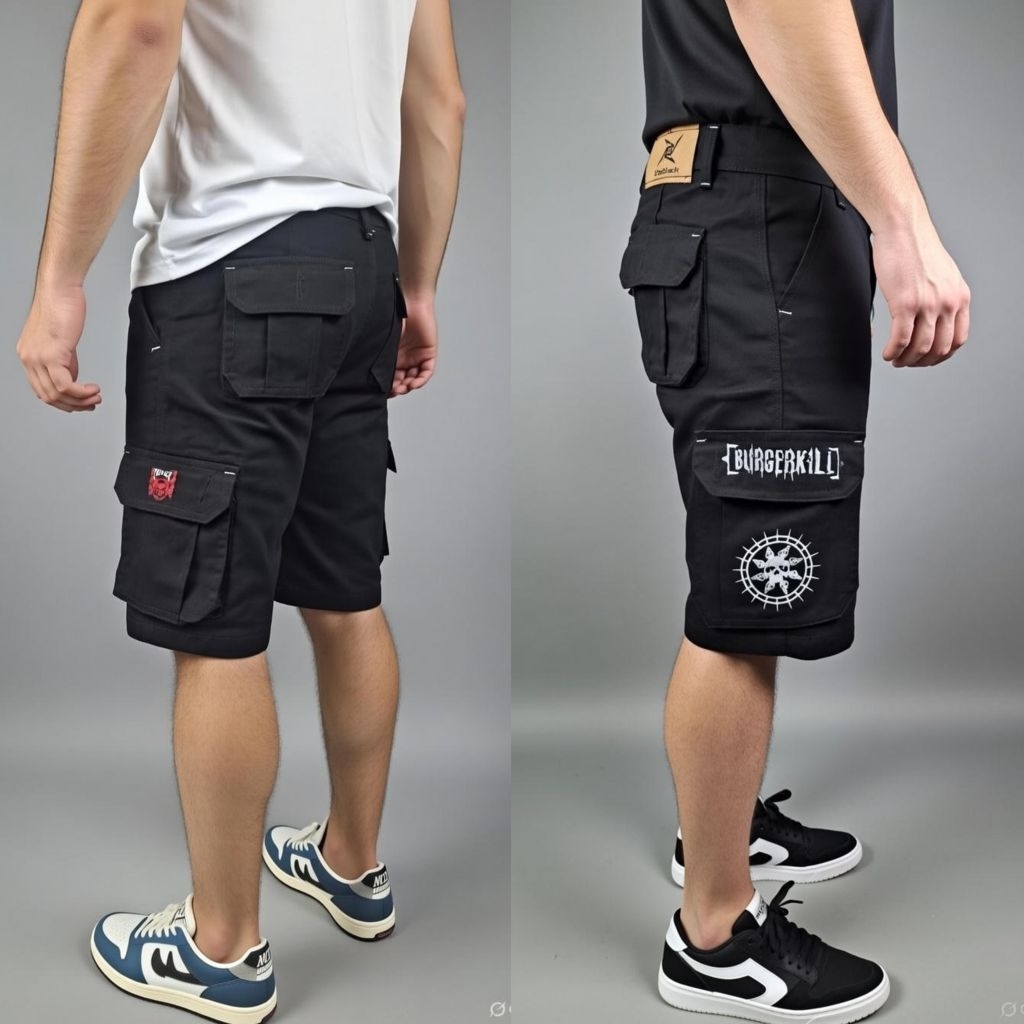 Celana Kargo Pendek Cowok
