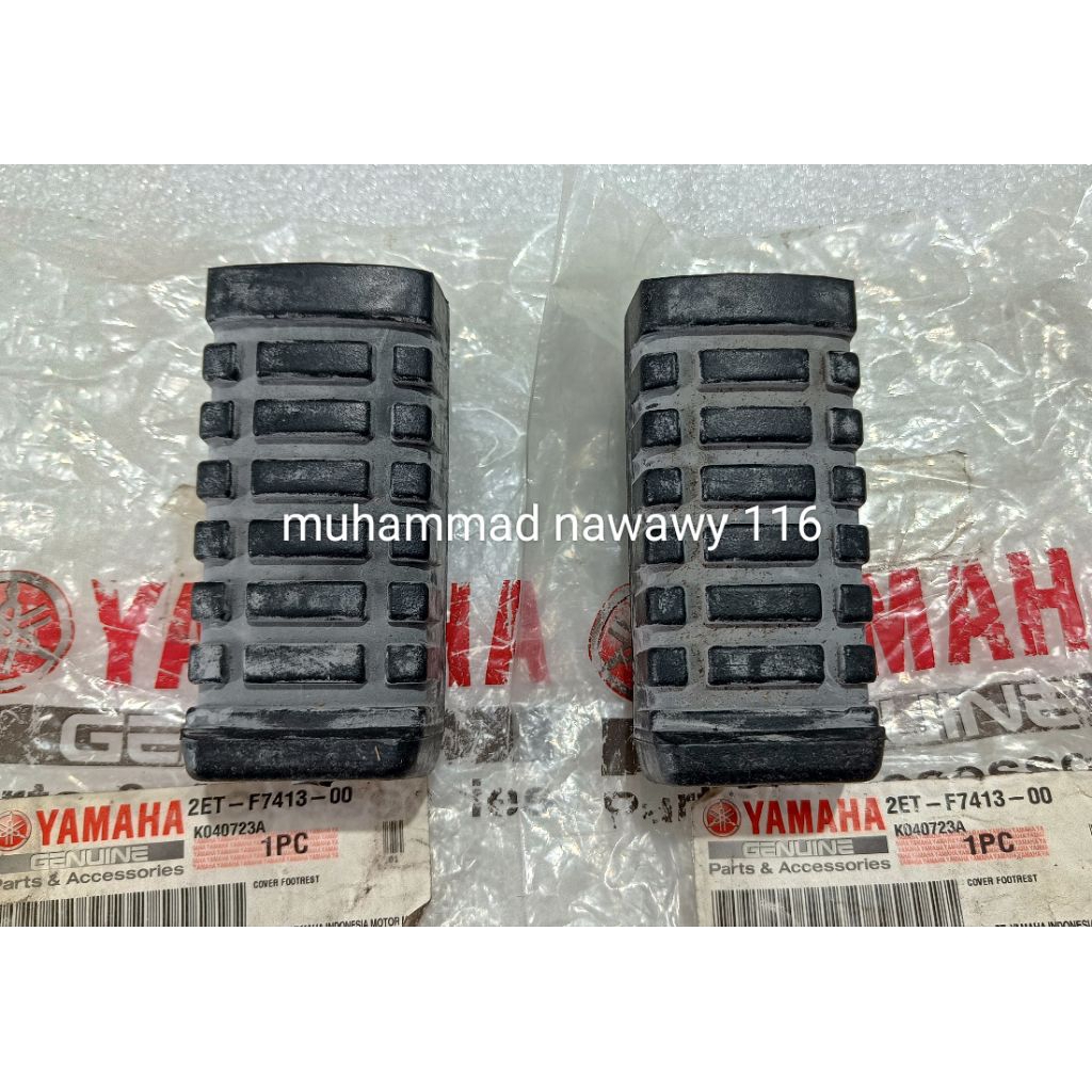 cover footrest 2et karet footstep depan 2et rxs rx special rxking master rxking new rx king master
