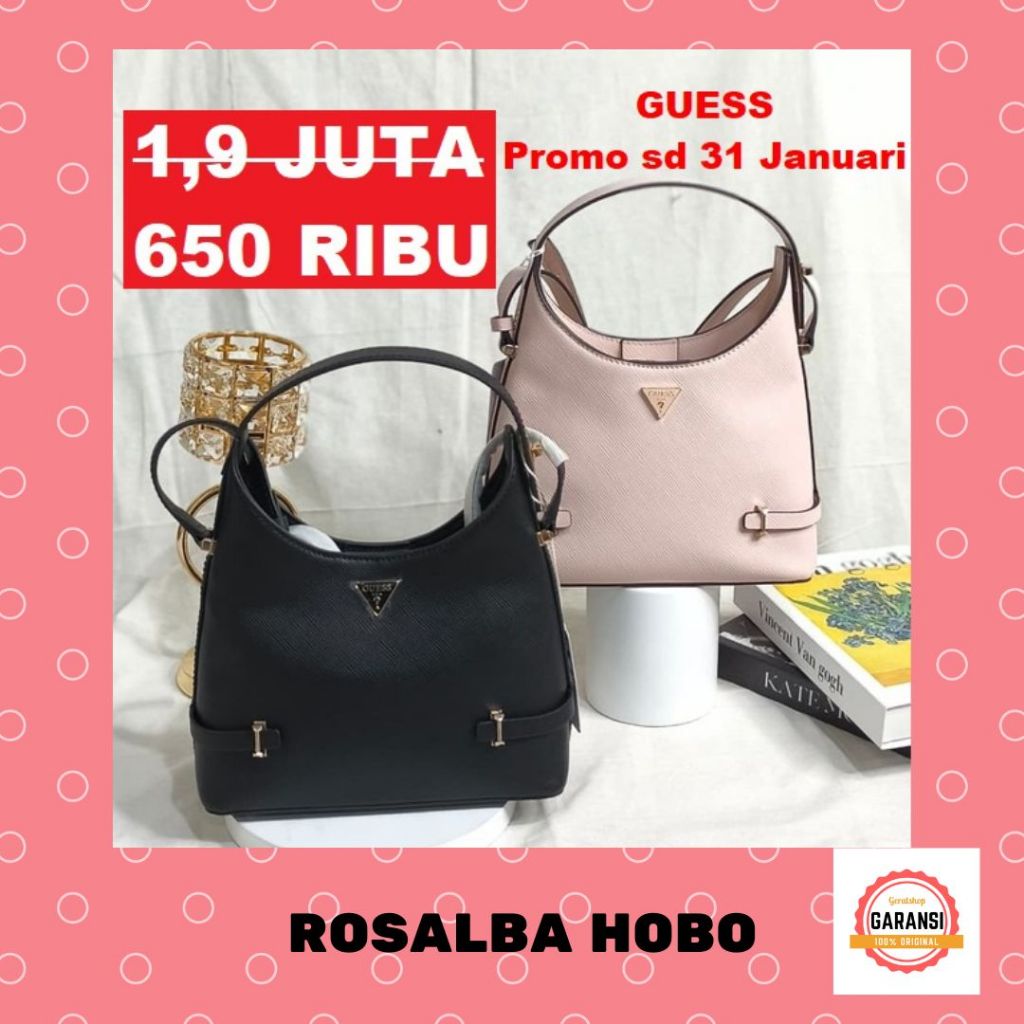 Tas Guess seri ROSALBA HOBO shoulder bag 100% Original Store