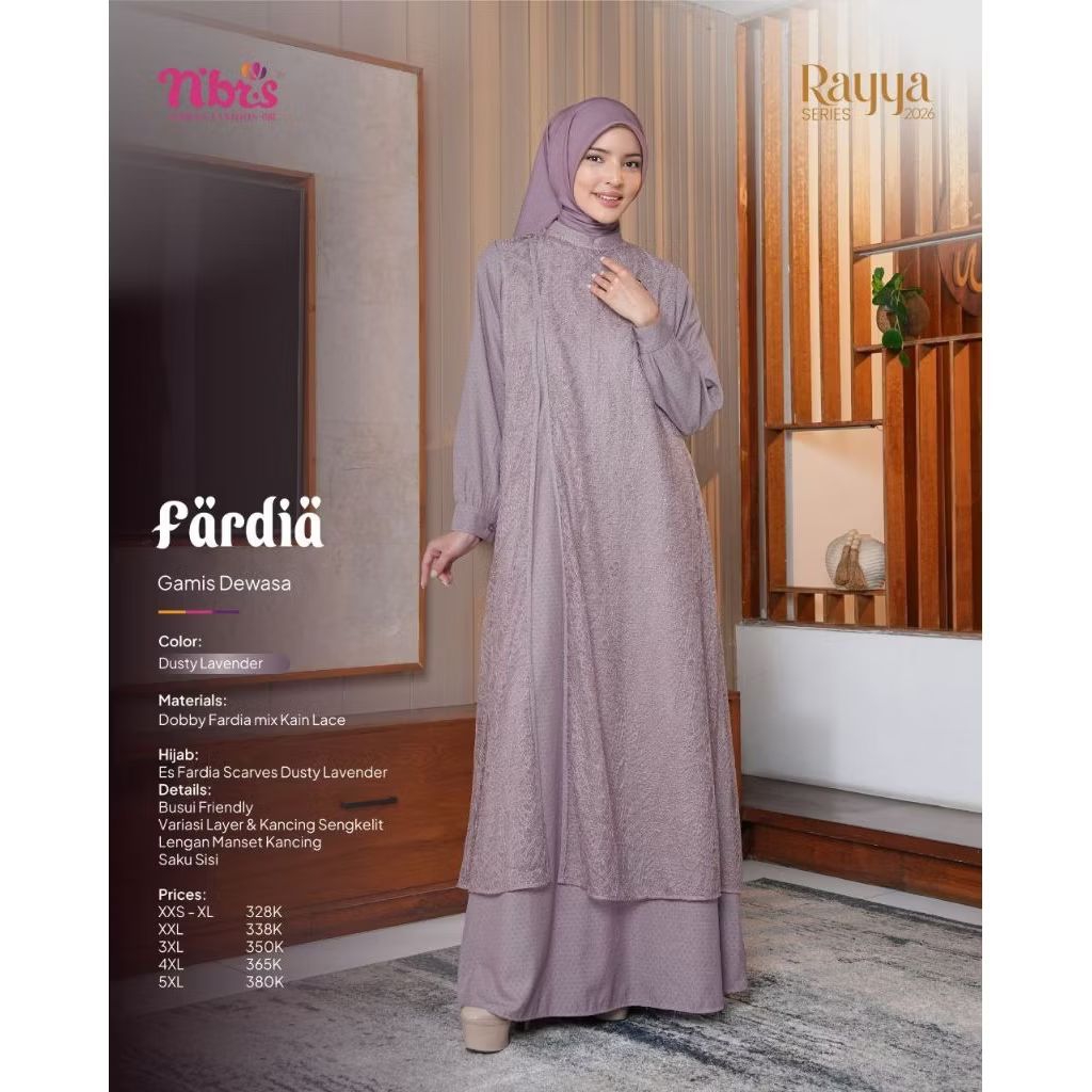 gamis nibras fardia sarimbit 2026