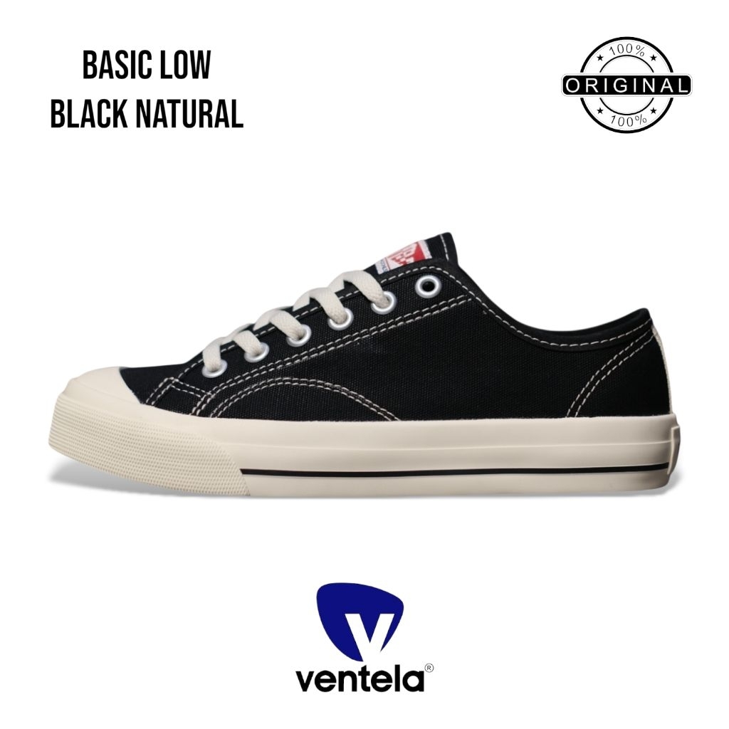Ventela Original Basic Low Black Natural