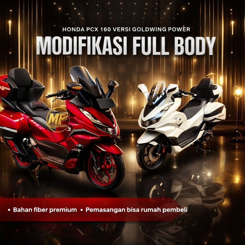 Modifikasi Honda Pcx 160 Goldwing Power