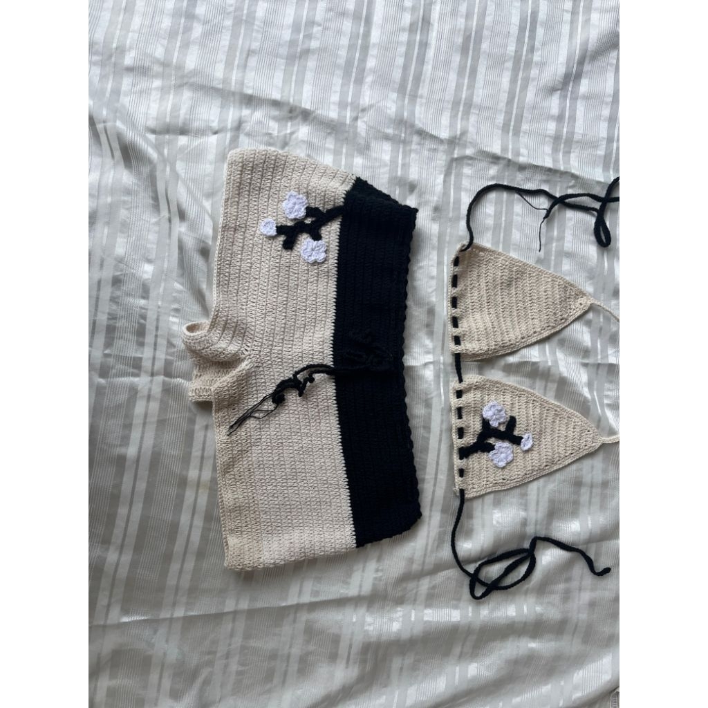 one set celana rajut Bali handmade