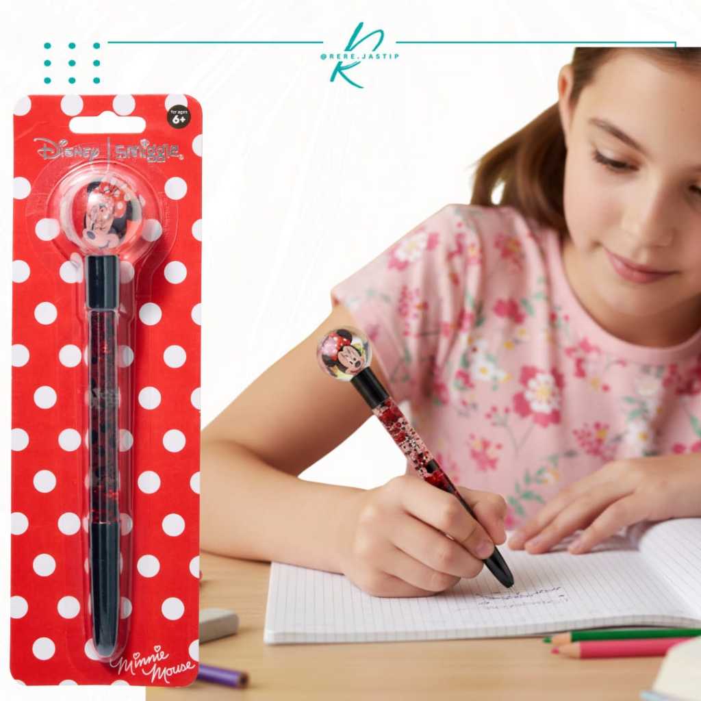 [ORI NEW] Smiggle Minnie Mouse Globe Pen No Box | READY STOCK