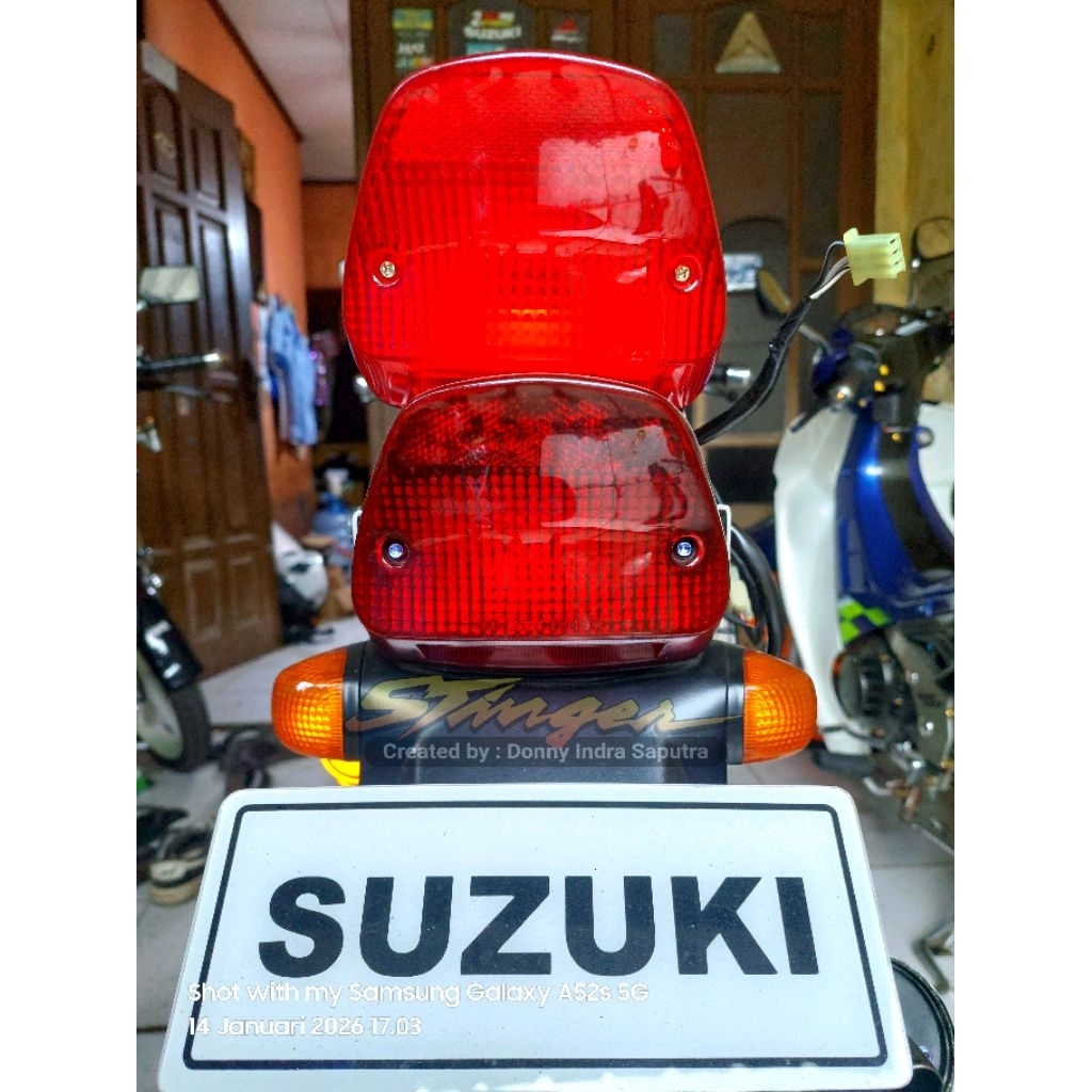 Stoplamp Lampu Belakang Suzuki Stinger 120 Original Thailand