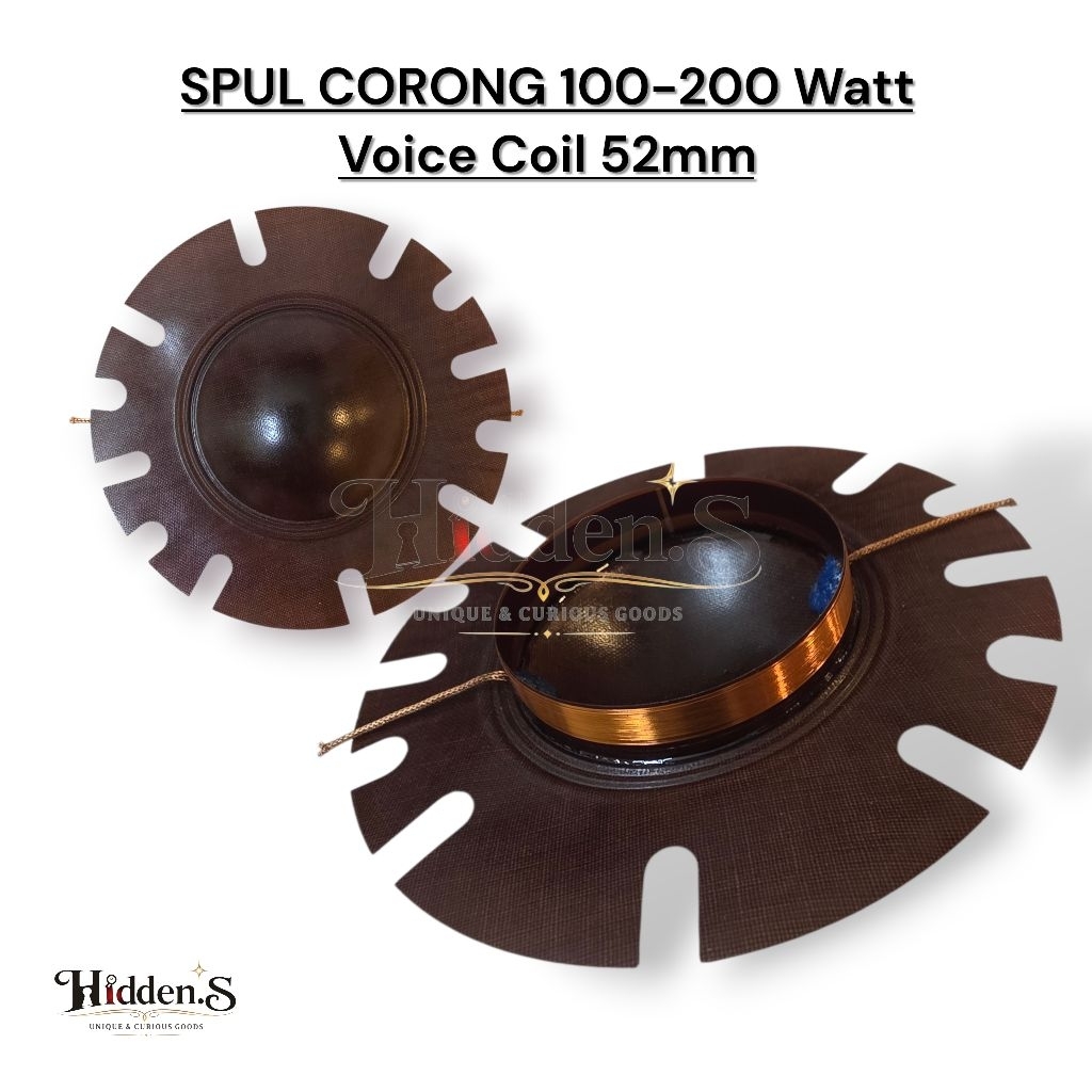 SPUL CORONG TOA Patwal 100 Watt dan 200 Watt Ukuran 52mm ORIGINAL