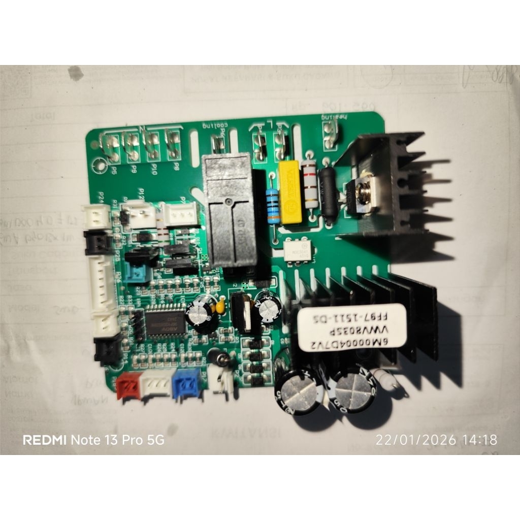 PCB / MODUL ORIGINAL DISPENSER SHARP SWD 72EHL-BK Galon Bawah