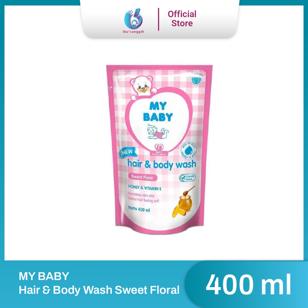MY BABY Hair & Body Wash Refill 400ml - Sabun Bayi & Shampo Isi Ulang