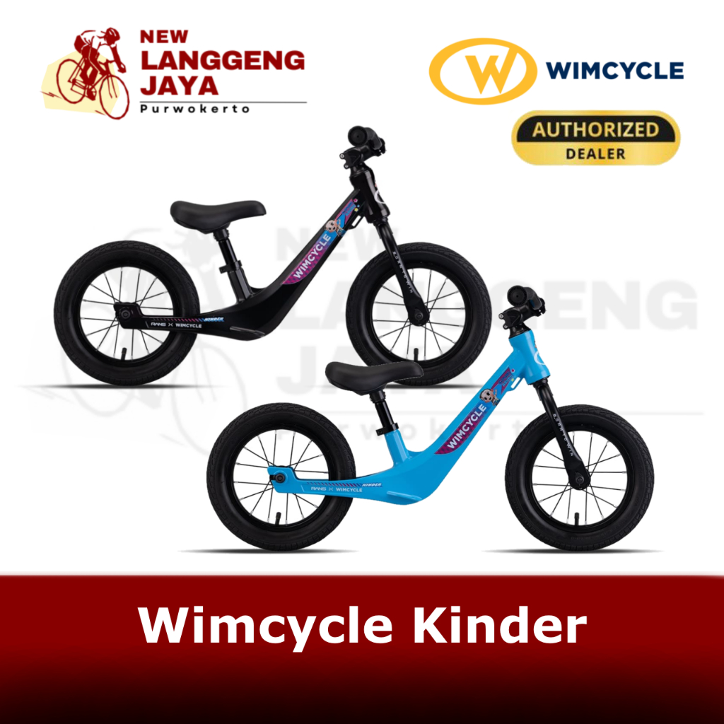 Wimcycle Push Bike Kinder Cipung Anak 12"