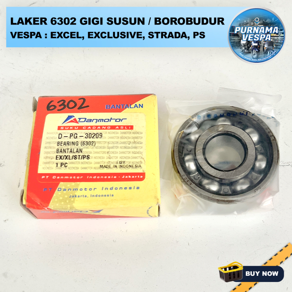 Laker Gigi Susun / Laker Borobudur 6302 Vespa Excel Exclusive Strada PS Merk:Danmotor