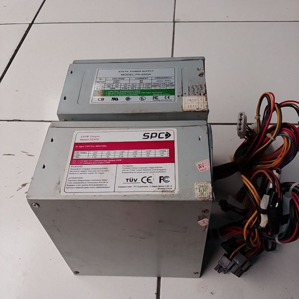 PSU komputer 24 pin bekas (baca desk)