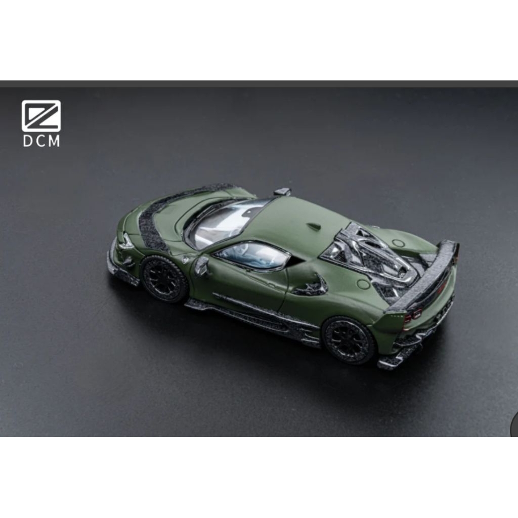 DCM ferrari mansory green army