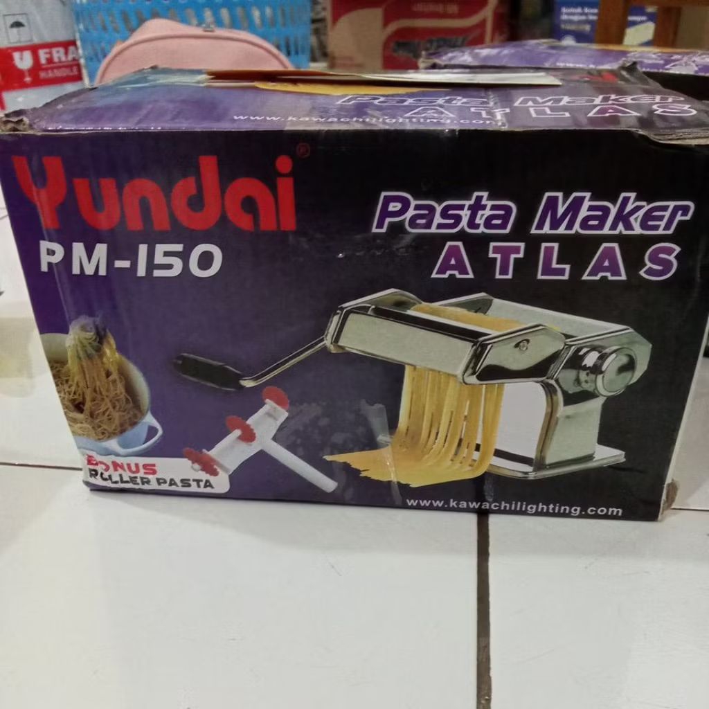 GILINGAN MIE YUNDAI PM-150 ATLAS ORIGINAL PASTA MAKER ATLAS GILINGAN MIE KULIT MOLEN DLL