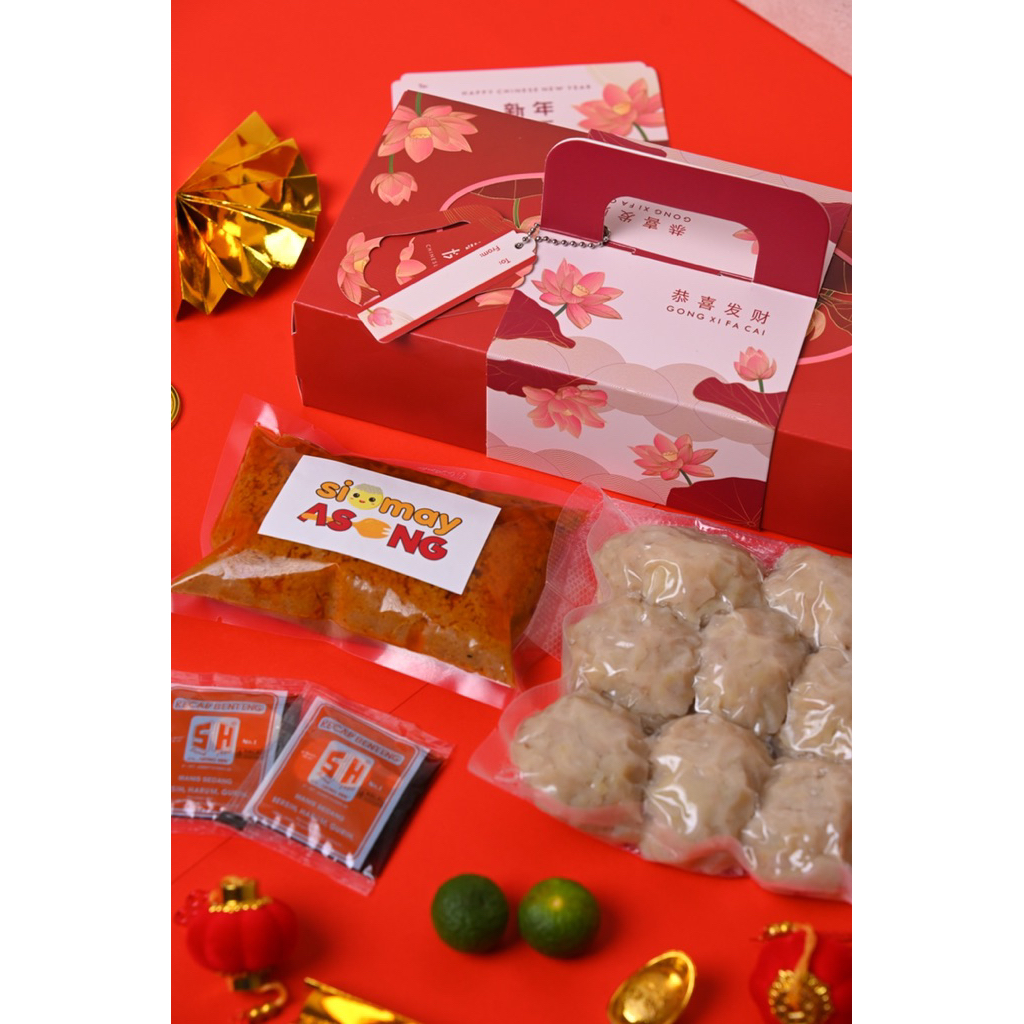 Chinese New Year Hampers | Siomay Aseng (100% Gluten Free) | Siomay Babi Ikan Tenggiri | Tanpa Penga