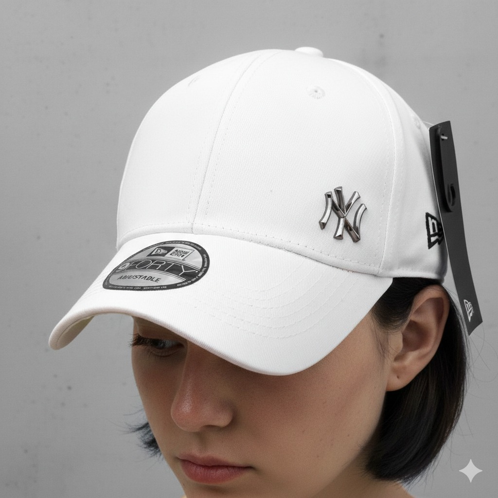 NWR Baseball Caps Topi Baseball Logo Besi Metal Anti Karat Unisex Casual Pria Wanita Import New York