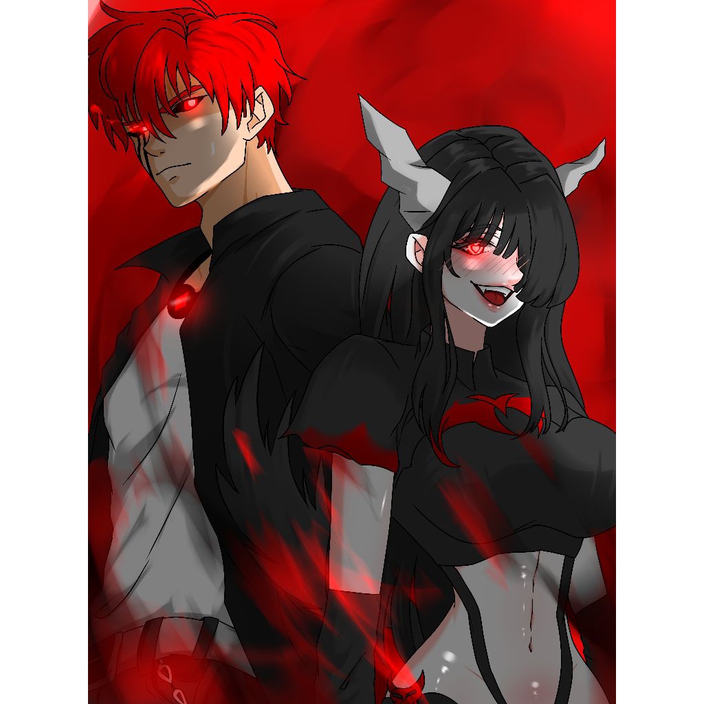 (Turun Harga) COMMISSION ART OPEN 2 ART STYLE ANIME,MANHWA (VERSI COUPLE)