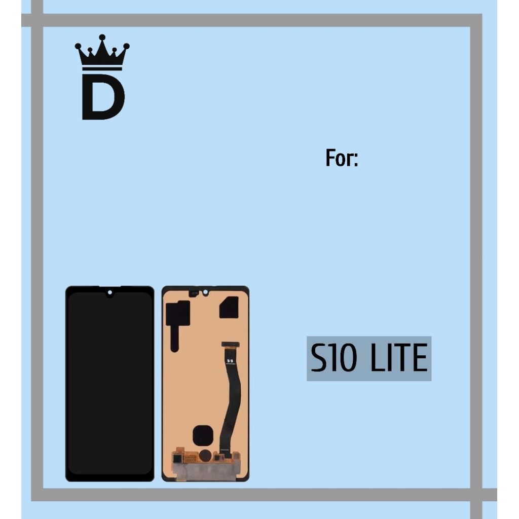 LCD TOUCHSCREEN SAMSUNG S10 LITE FULLSET