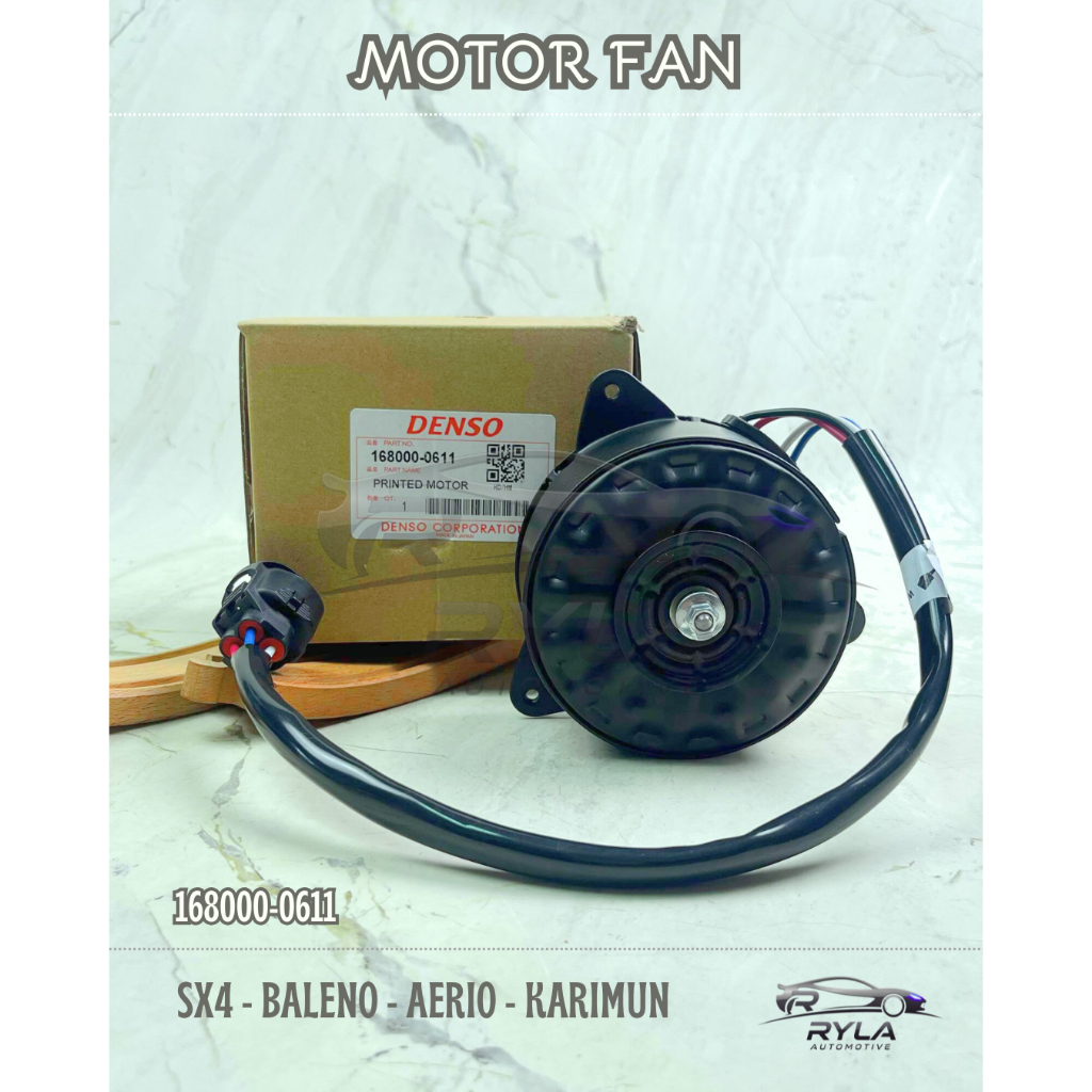 Motor Fan (Motor Kipas Radiator) – SUZUKI (Aerio, Baleno, Karimun, SX4) – 0611 / 168000-0611