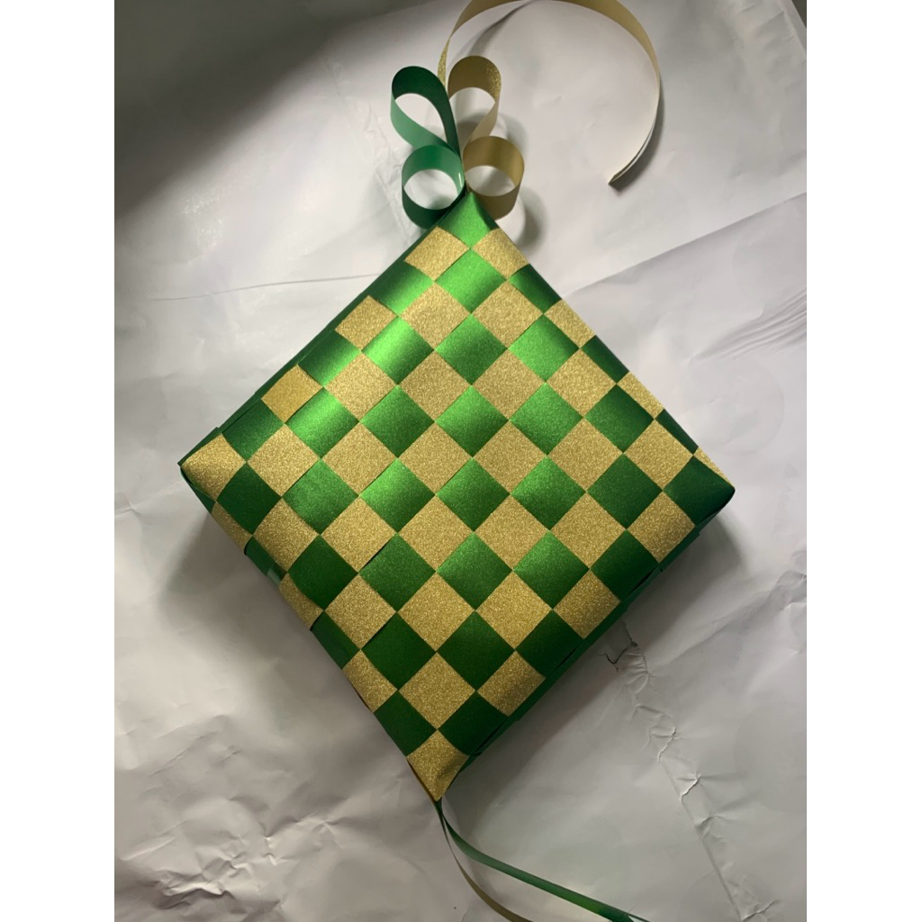 Juleashop Ketupat Hias Lebaran Ketupat Glitter Jumbo Ketupat Dekorasi Ramadhan