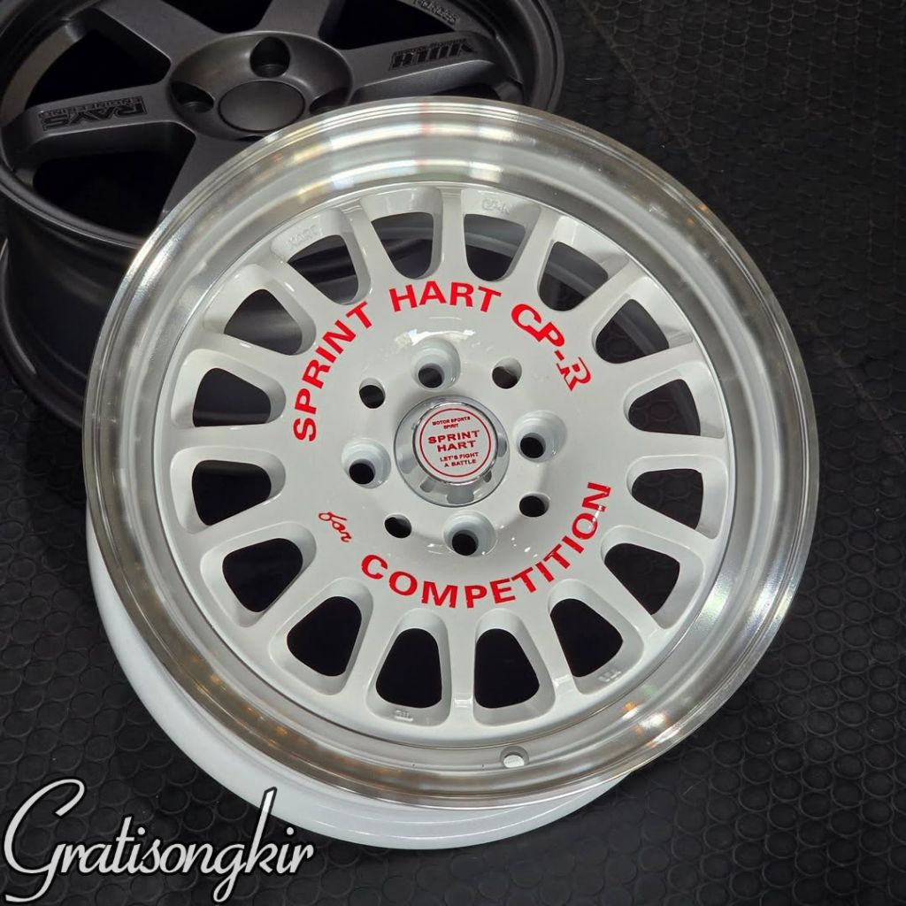velg sprint hart cp-r ring 15 lebar 6,5 velg mobil ring 15 velg racing r15 velg mobil brio jazz vios