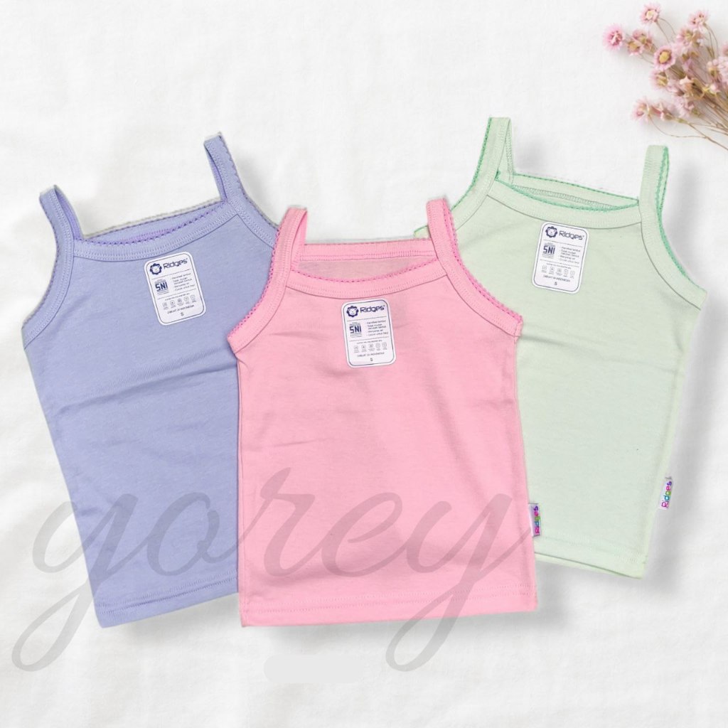 Kaos Dalam Anak Perempuan Singlet Anak Perempuan Kaos Singlet Anak Ridges Tank Top Anak Perempuan