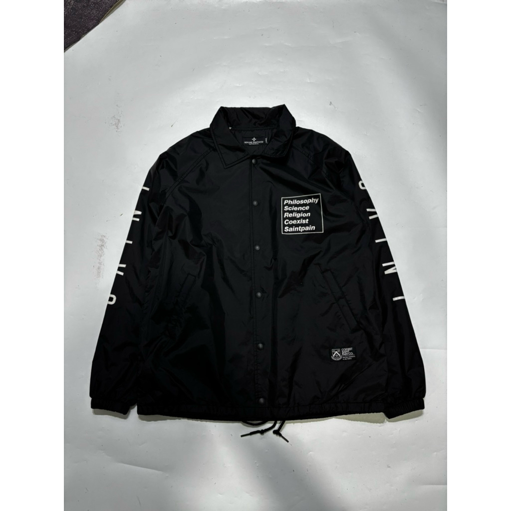 saintpaint coach jacket black