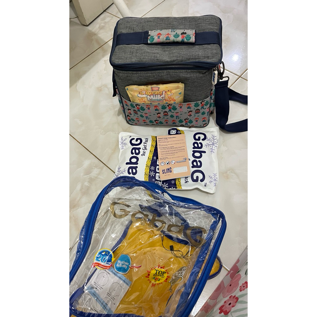 PRELOVED GabaG - Tas Asi - Cooler Bag - Sling Single Compartment | Tas Bekal | tas bayi | Diaper Bag
