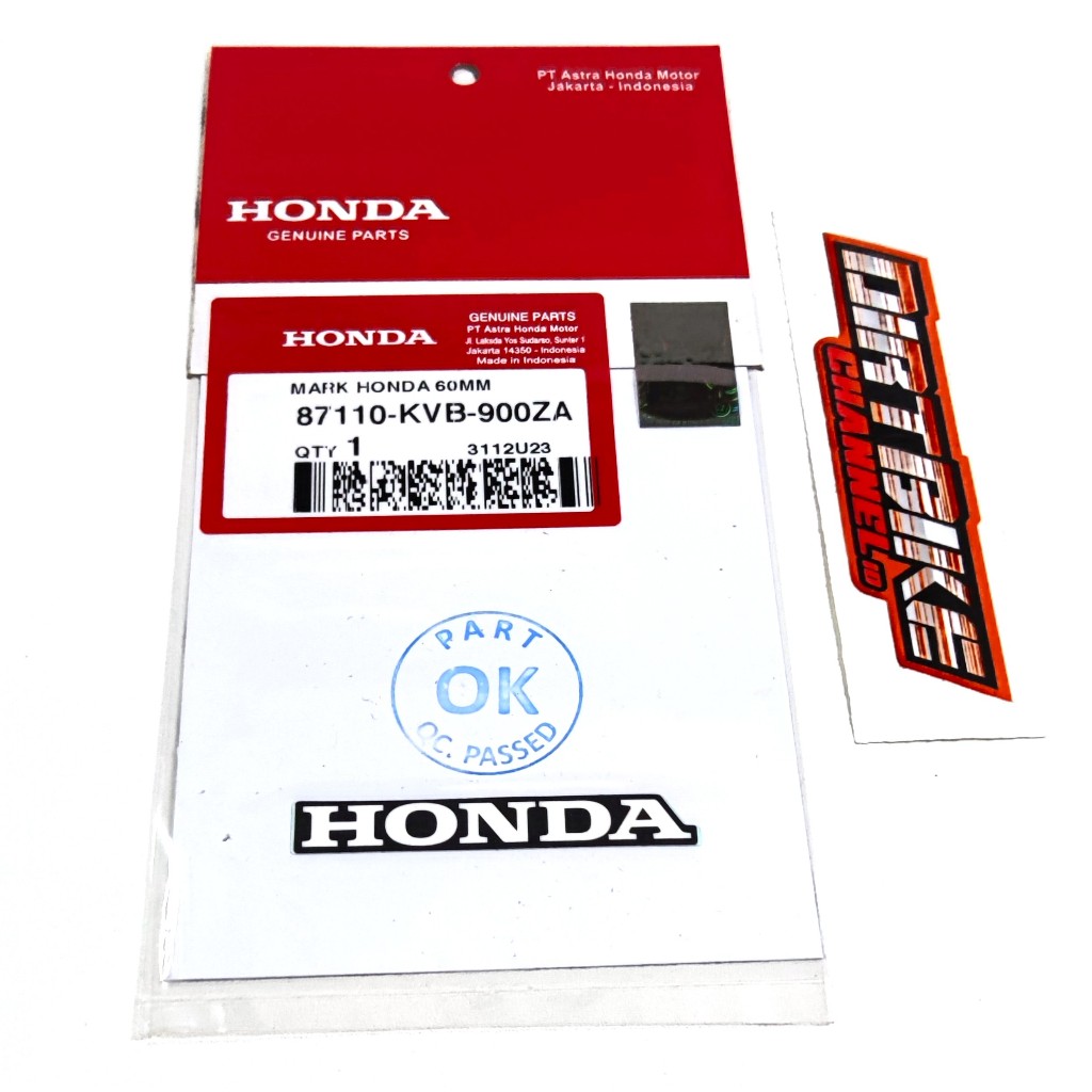 Sticker Body Tangki Logo Mark HONDA 6cm 60mm ORIGINAL AHM CRF 150 CRF 250 450 CBR 250 BEAT VARIO PCX