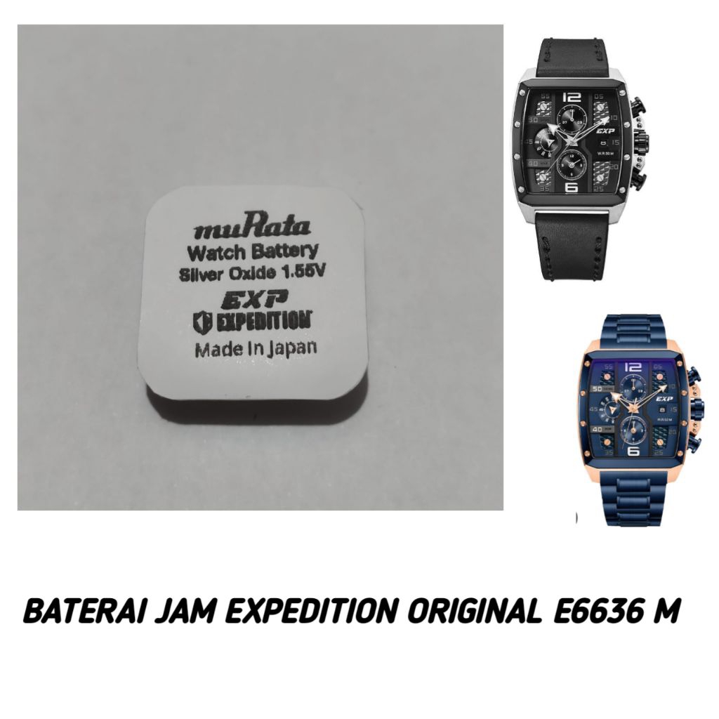 Baterai Jam Expedition original E6636 M