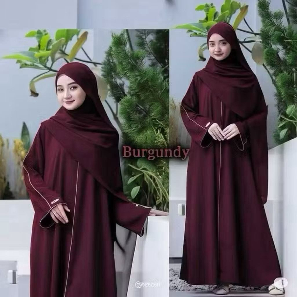 Soraya Abaya Gamis Lebaran Anak Remaja Tanggung Usia 9 10 11 12 13 14 15 16 17 Tahun Bahan Wolfis Mi