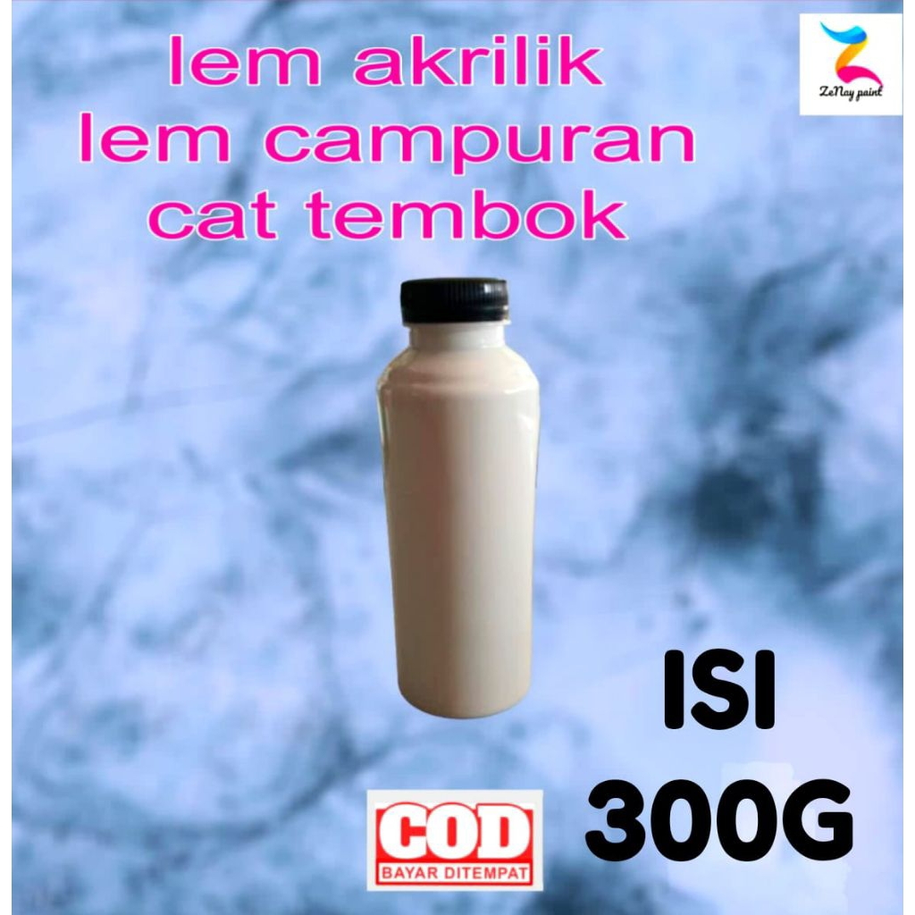 Lem akrilik lem campuran cat tembok
