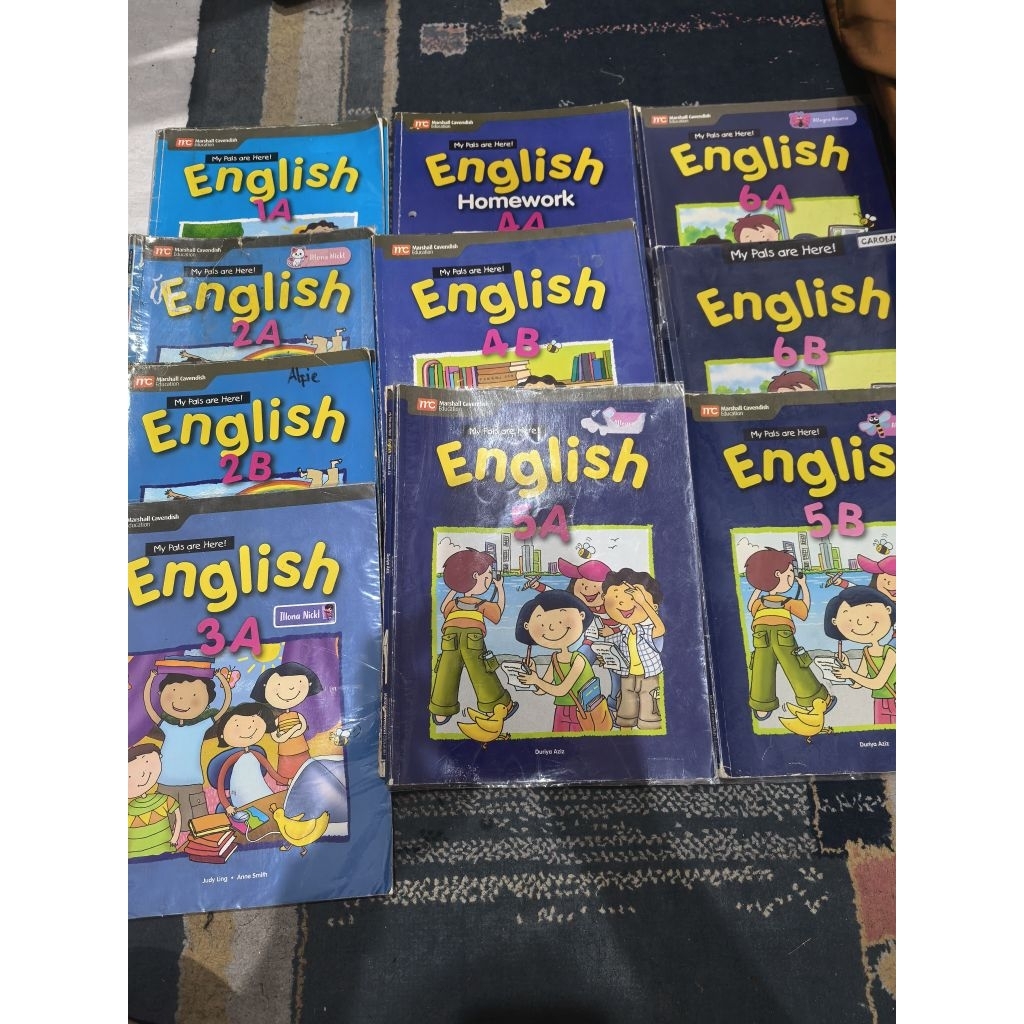 My Pals Are Here English textbook 1A, 2A, 2B, 3A, 4A, 4B, 5A, 5B, 6A, 6B