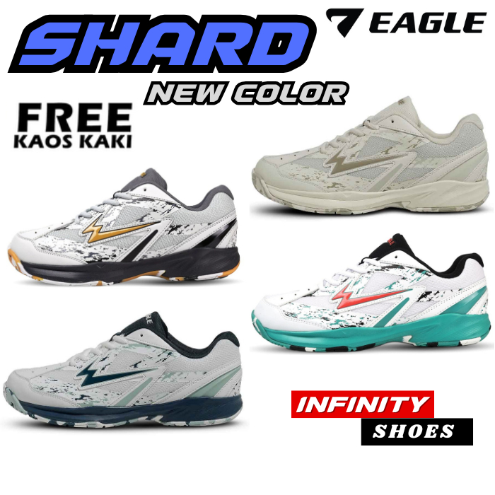 Eagle SHARD Badminton Shoes - Sepatu Badminton Original Eagle