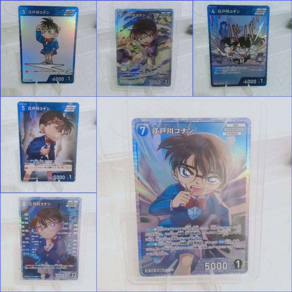 TOMY Kartu TCG detective Conan card Edogawa Conan Foil