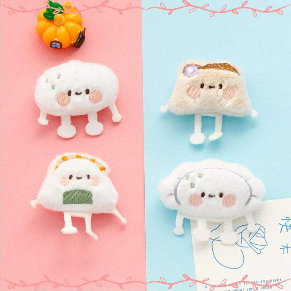 Gantungan Tas Boneka Dumpling Dimsum Wonton Lucu Dengan Rantai Gantungan Kunci Bag Charm Ganci Lucu