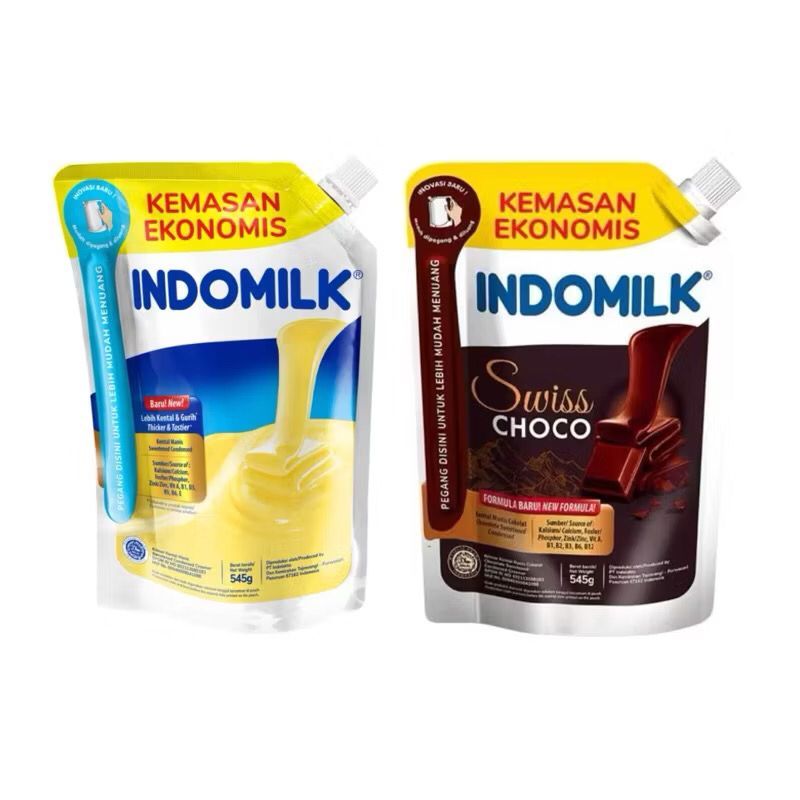 Indomilk Susu Kental Manis Coklat / Original Pouch 545gr / Susu Indomilk Pouch 545gr