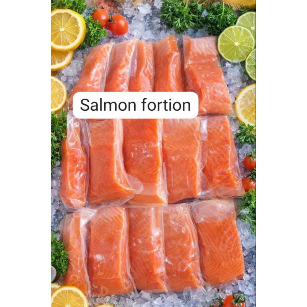 Salmon Fortion Fillet Fresh 250g || Salmon Fresh