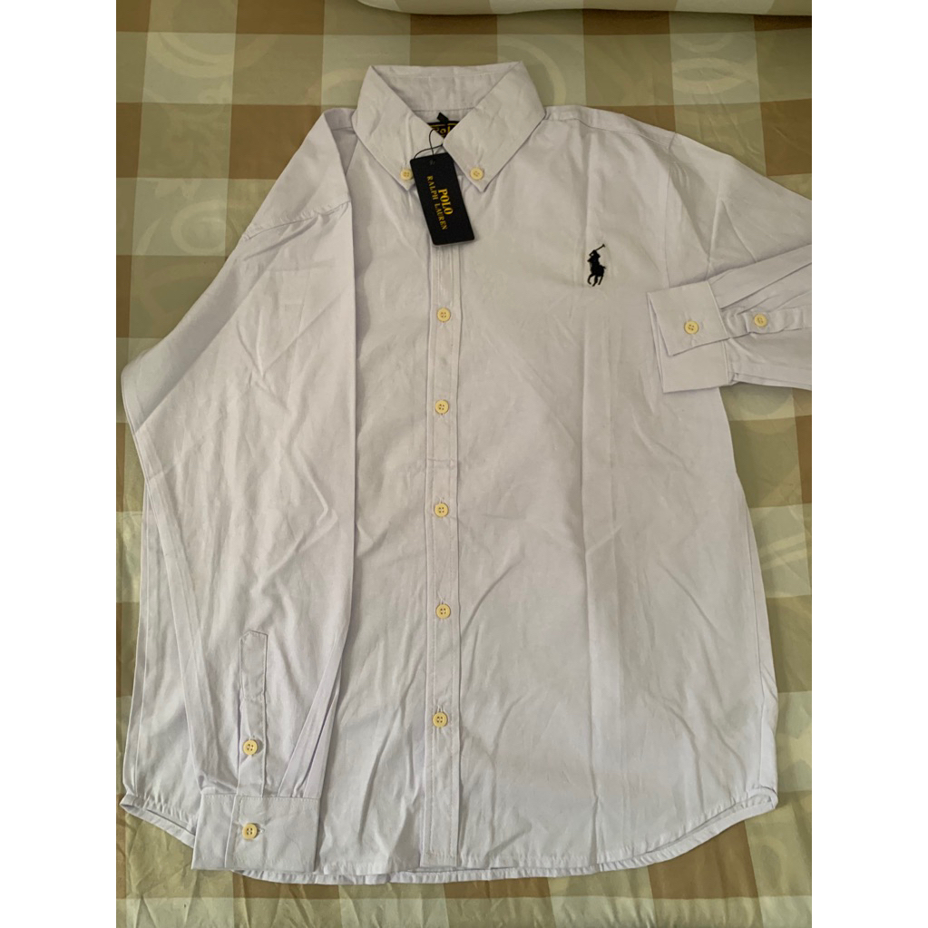 PRELOVED KEMEJA RALPH LAUREN PUTIH MASIH BARU SIZE M