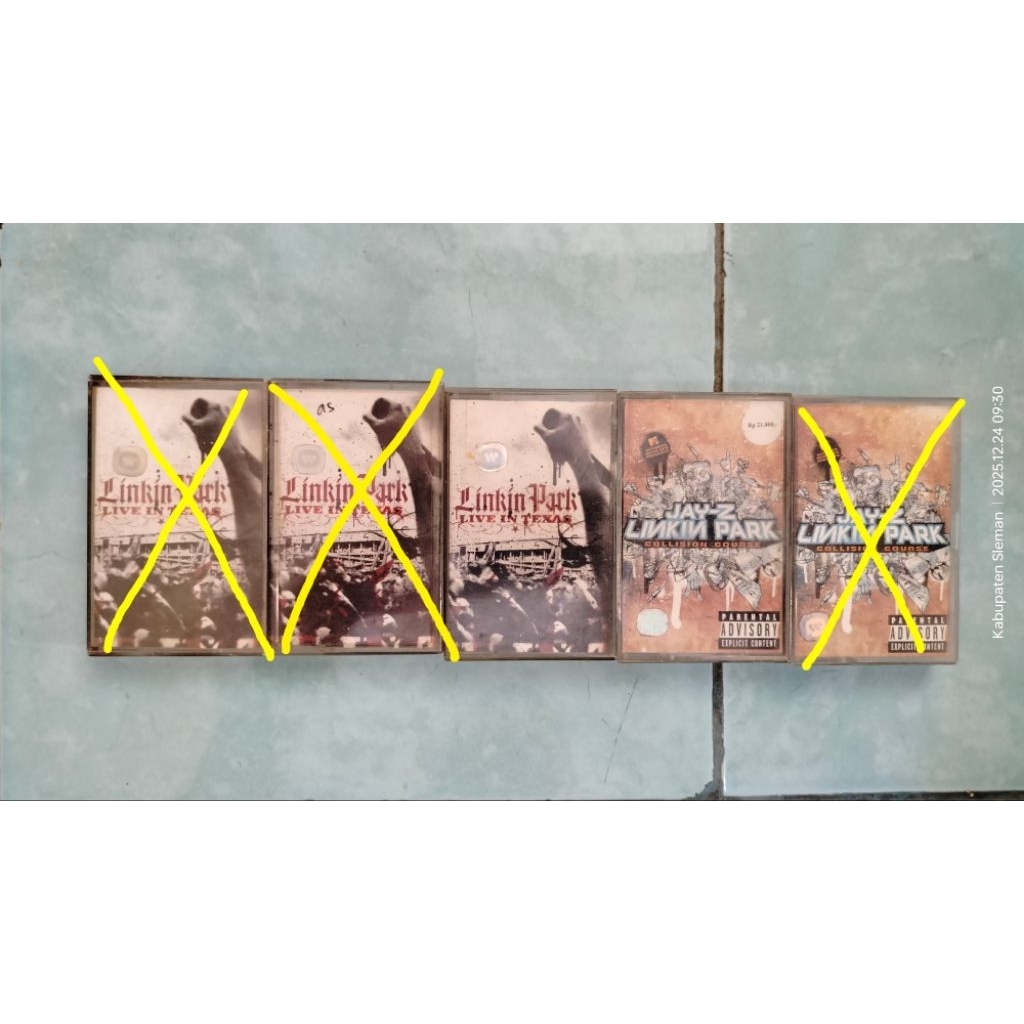 Kaset GRUNGE ALTERNATIVE Pearl Jam - Spin Doctor - Bush - Disturbed - Staind - Audioslave - REM - Ug